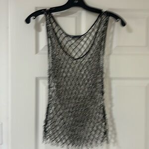 Zara black beaded tank top! worn once
